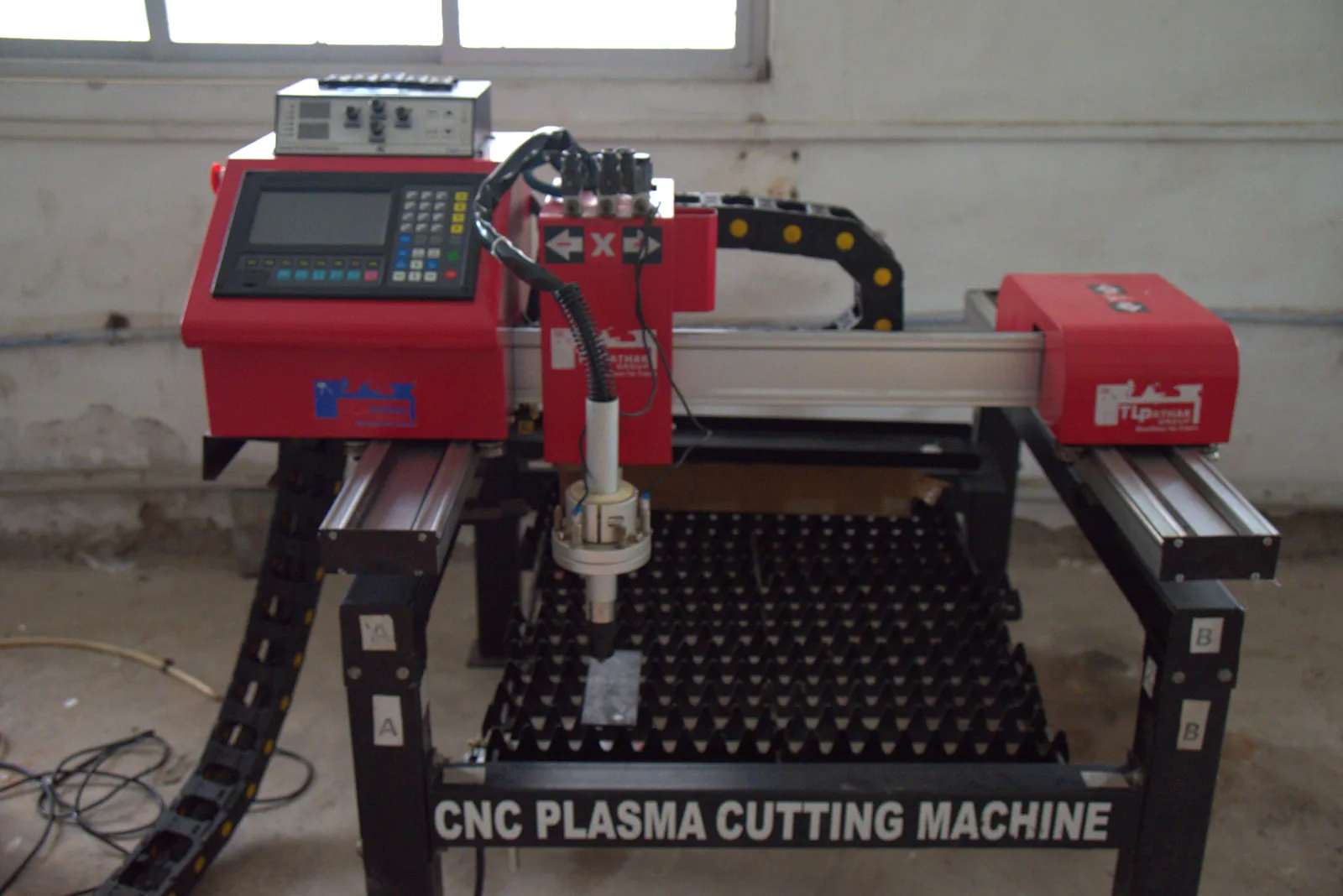 CNC plasma cutting machine in the Advanced Manufacturing Lab of SVIST's Mechanical Engineering department, Kolkata