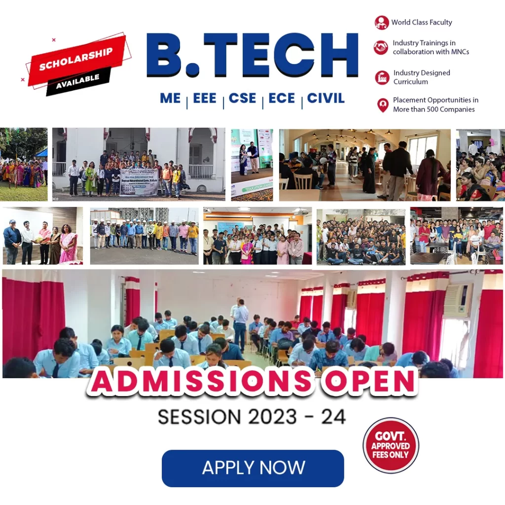 B.TECH ADMISSION OPEN 2023
SVIST - The Best B.Tech college in Kolkata
top engineerig college
best engineering college


