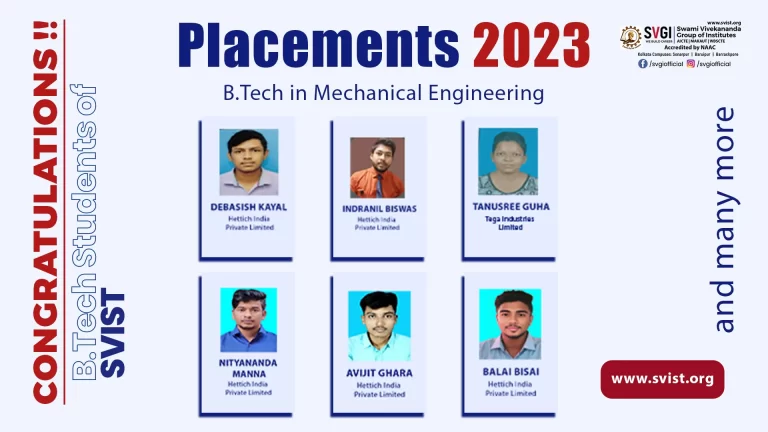 B.Tech ME placement 2023
